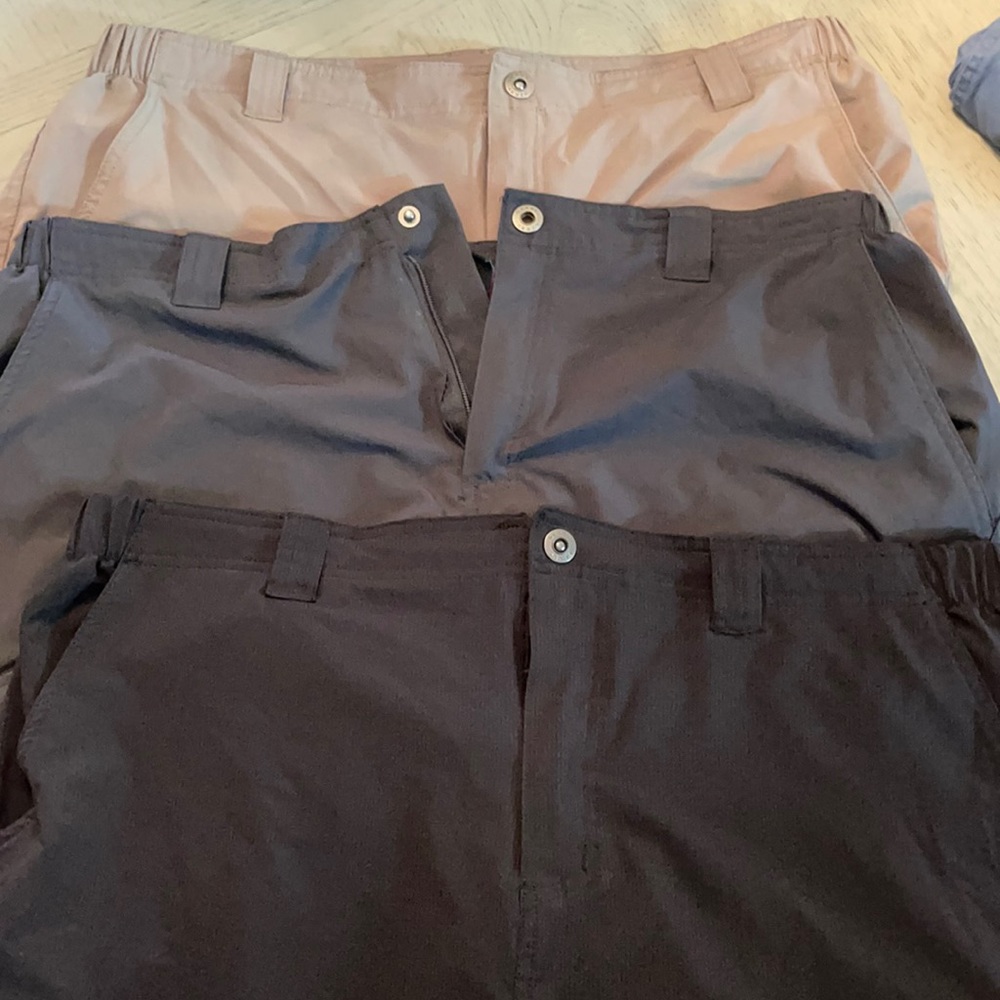 Gerry Men’s Shorts Bundle, 40 waist, tan/gray/blk